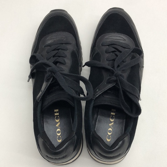 Coach Black Carter Runner Sneakers Men’s size 11 D - Picture 5 of 12